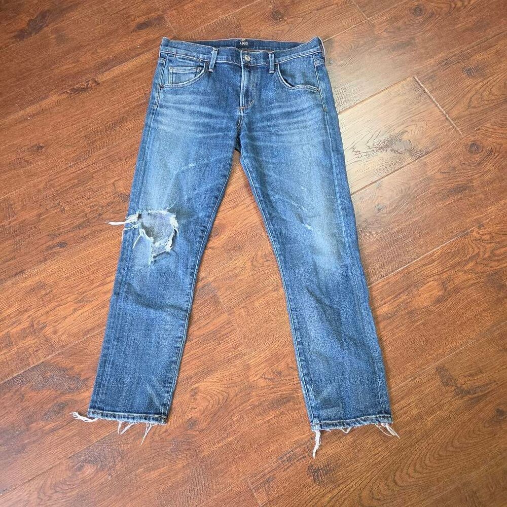 Agolde Isabel Slim Fit Boyfriend Jeans